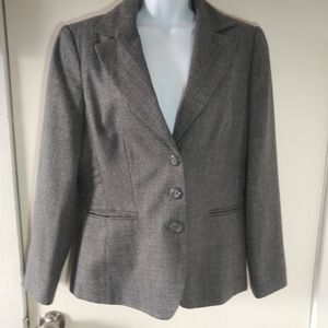 Larry Levine blueish gray blazer jacket size 10